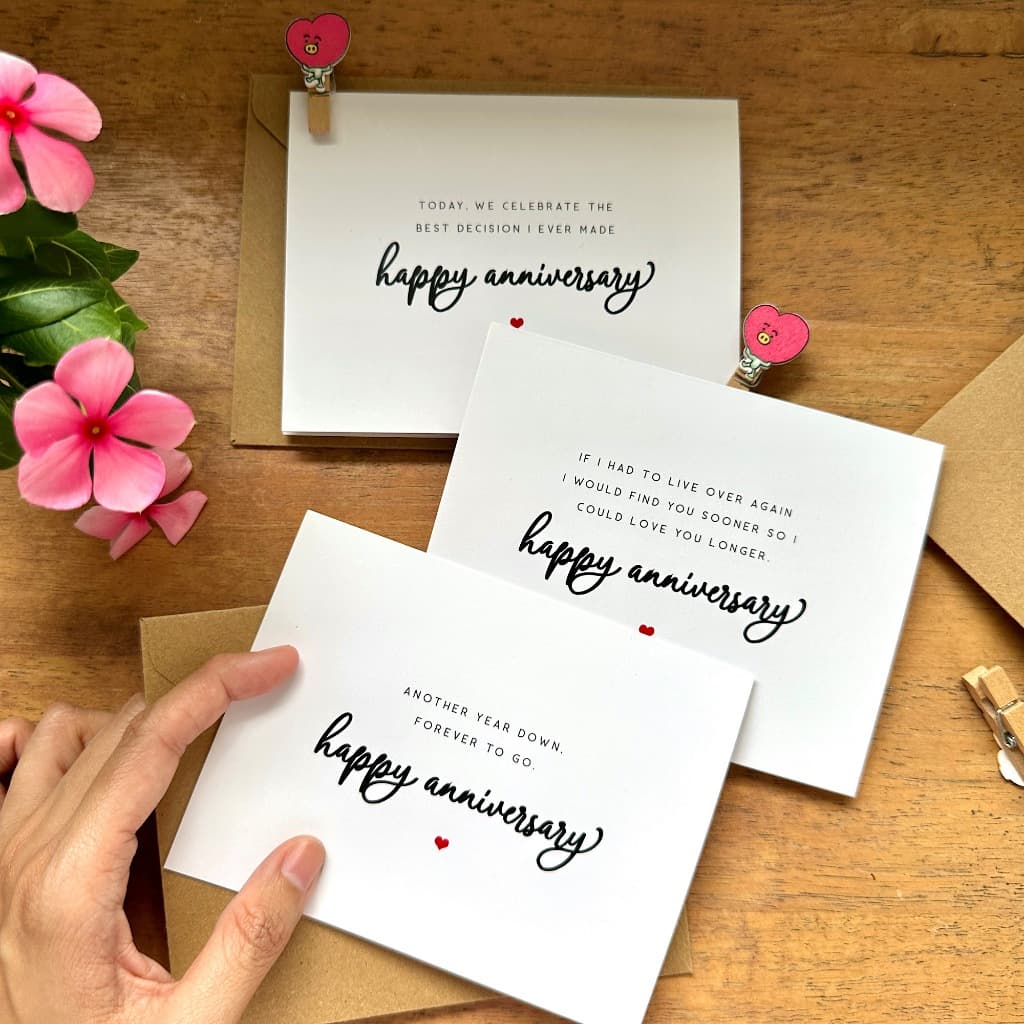 Anniversary greeting card